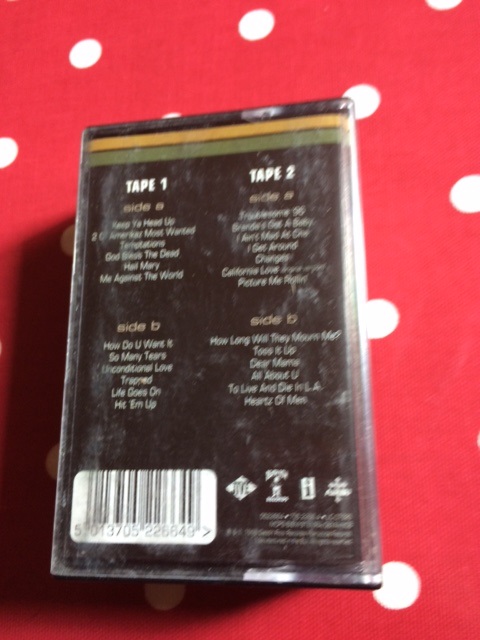 2Pac Greatest Hits 2 Cassette Fatbox