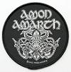 amon amarth odin woven patch