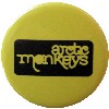 arctic monkeys - logo yellow badge