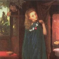 Arthur Hughes Good Night (later version) Fine Art Print