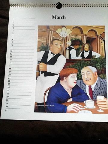 Beryl Cook Signed Official Calendar