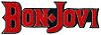 bon jovi - large logo embroidered patch