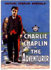Charlie Chaplin Adventurer Film Poster