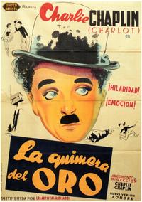 Charlie Chaplin Gold Rush Spanish Film Poster