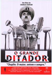 Charlie Chaplin Great Dictator Brazilian Film Poster