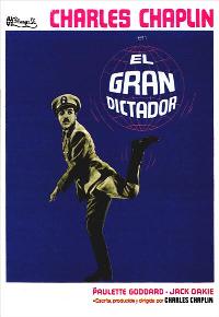 Charlie Chaplin Great Dictator Spanish Film Poster