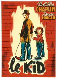 Charlie Chaplin The Kid French Film Poster