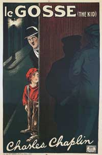Charlie Chaplin The Kid French Film Poster