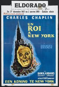 Charlie Chaplin King in New York Belgian Film Poster