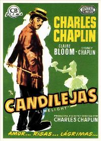 Charlie Chaplin Limelight Spanish Film Poster