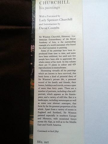 Churchill, His Paintings Hardcover Book – 1 Jan 1967