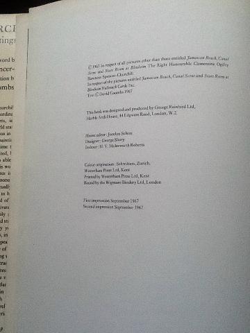 Churchill, His Paintings Hardcover Book – 1 Jan 1967