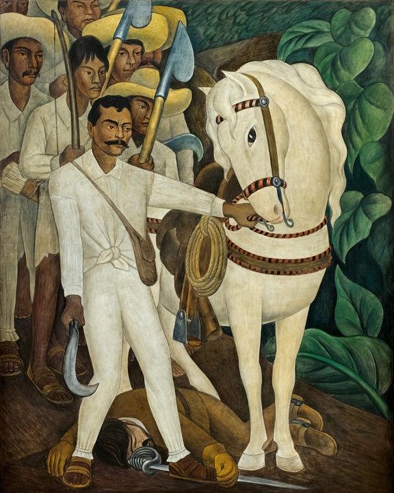 Diego Rivera - Agrarian Leader Zapata Print