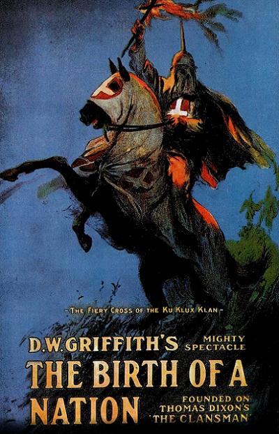 d w griffith the birth of a nation promotional poster