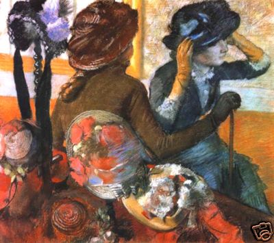 Degas At the Milliners Print