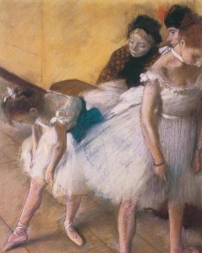 Degas Ballet Before the Rehearsal Print
