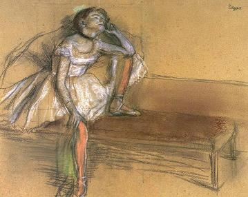 Degas A Coryphée Resting Print