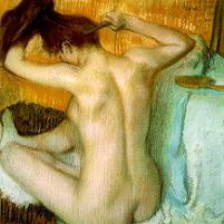 Edgar Degas Femme se coiffant