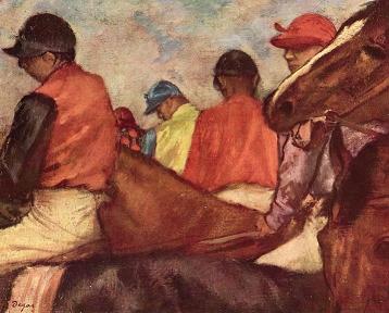 Degas Jockeys Print