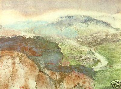 Degas Landscape Print