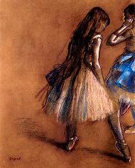 Degas Two Dancers Print