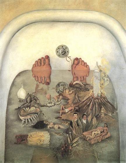 frida kahlo what the water gave me print