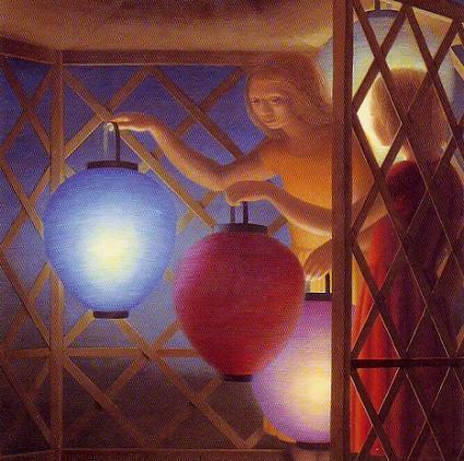 George Tooker, In the Summerhouse, 1957-1959