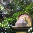 On the way to the Egyptian Avenue, Western Cemetery, Highgate Cemetery, London - March 09
