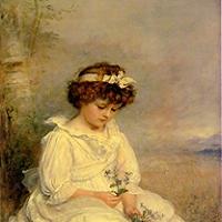 John Everett Millais Little Speedwell's Darling Blue Fine Art Poster