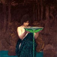 John William Waterhouse - Circe Invidiosa 1892 Fine Art Print