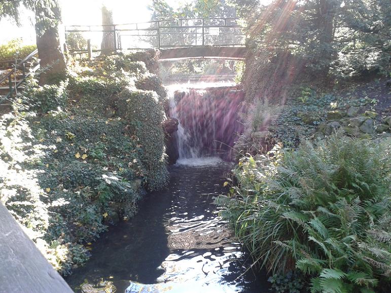 Kelsey Park Beckenham, Waterfall