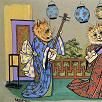 Louis Wain Cats - Land of the Rising Sun Print