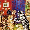 Louis Wain Cats - Tea Party Print