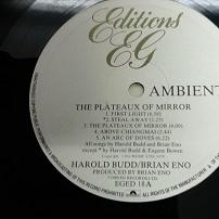 Harold Budd / Brian Eno - Ambient 2: The Plateaux Of Mirror