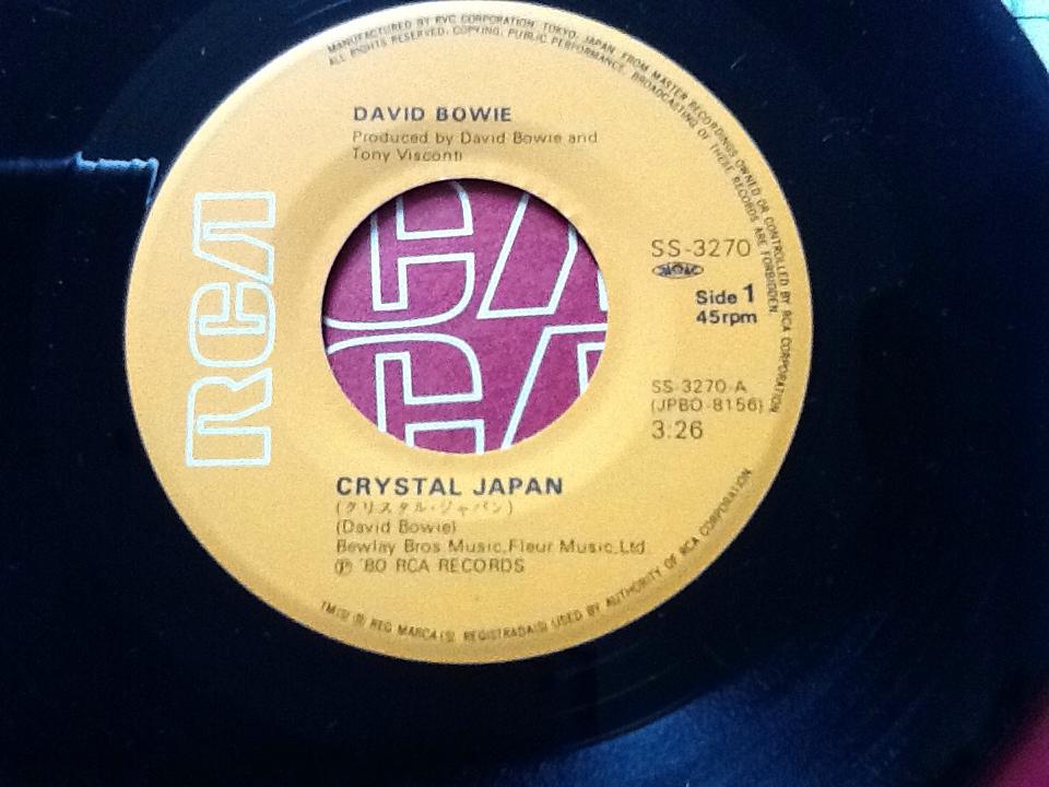 View & Buy :: David Bowie Crystal Japan Japanese 7 Vinyl