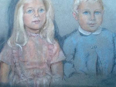 Charming Jack Russell Oil Painting