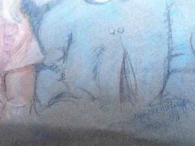 Charming Jack Russell Oil Painting