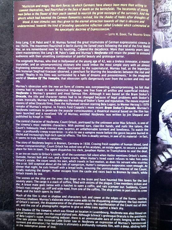 Nosferatu UK Dvd Set