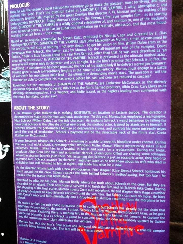 Nosferatu UK Dvd Set