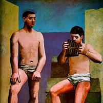 Picasso - The Pipes Of Pan, 1923