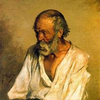 Picasso - The Old Fisherman, 1896