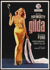 Rita Hayworth Gilda Spanish Film Poster