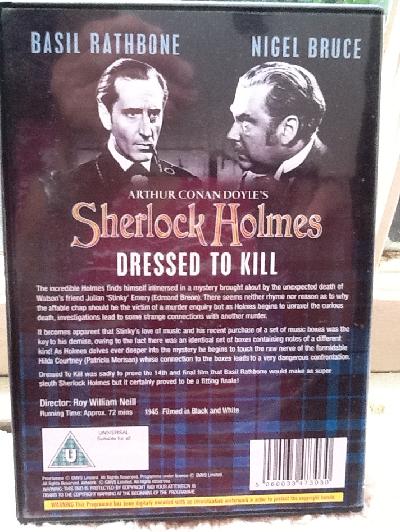 Sherlock Holmes Dressed To Kill [DVD] [1945]