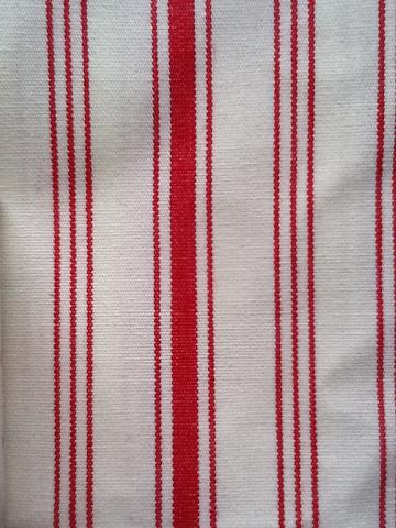 Red striped new TICKING MATERIAL