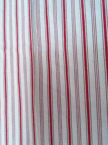 Red striped new TICKING MATERIAL